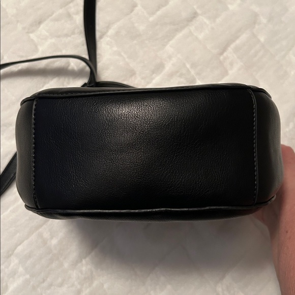 Joy Susan Black Crossbody Bag with Circular Handle - Picture 9 of 14